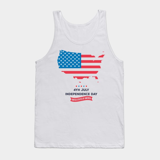 4TH Of July Tank Top by TheTeeFactory